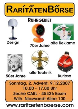 Rarit�ten B�rse Zeche Carl in Essen