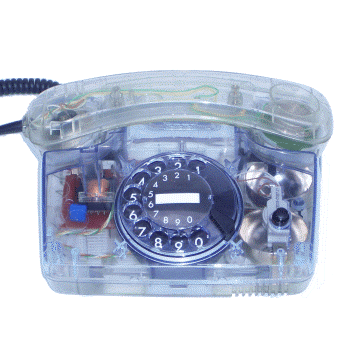 Siemens FeTAp 792 transparentes Ausstellungstelefon