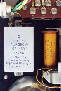 Siemens W48 Grundplatte mit Kondensator